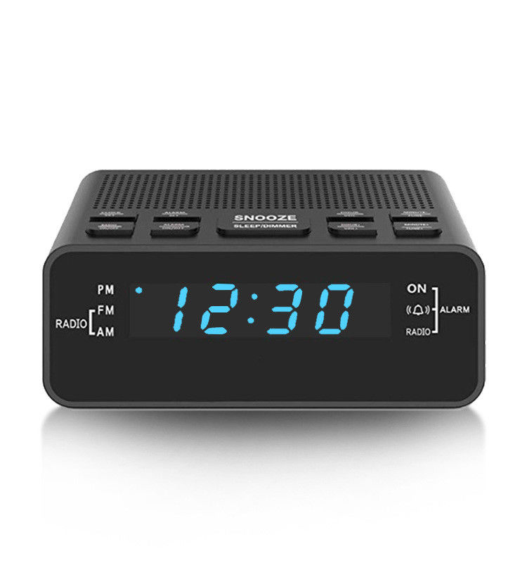 Digital Portable Clock Radio USB Rechargeable With Snooze Alarm Functions