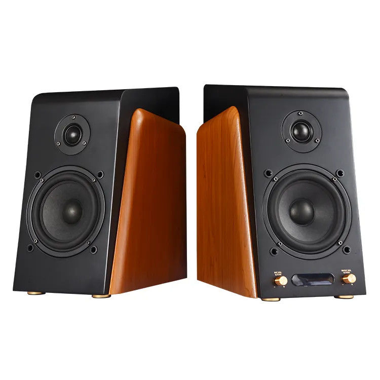 5 Inch Optical Fiber Coaxial Bookshelf Speakers Medium Bass