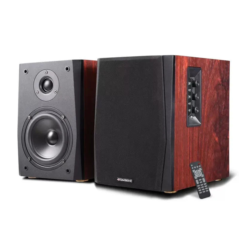 Hifi Surround Sound Active Bookshelf Speaker Bluetooth For Home Theater System