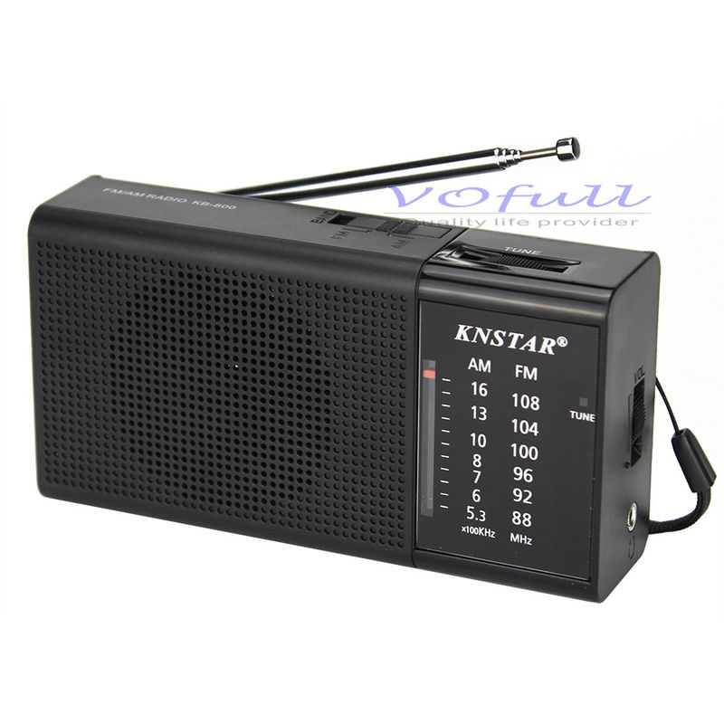 Built-In Speaker FM Radio for Rechargeable Battery Pack and Commercial Gatherings