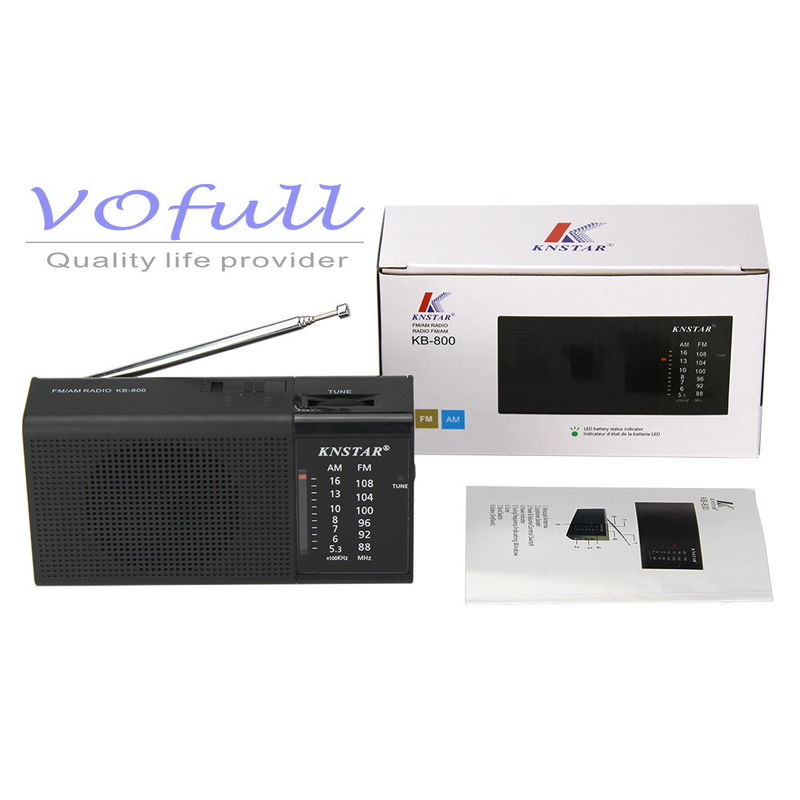 Built-In Speaker FM Radio for Rechargeable Battery Pack and Commercial Gatherings