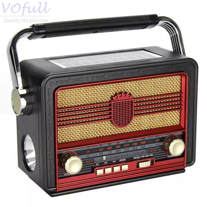 Rechargeable Battery Pack And Bluetooth Connectivity Portable AM FM Radio With Best Reception