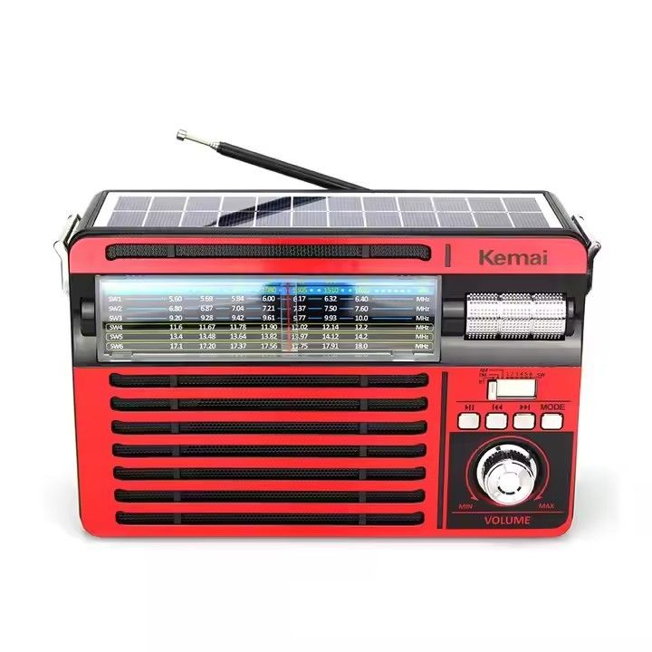 Fm Radio Player With Bluetooth Coffee/Wooden And 3 Band FM/MW/SW