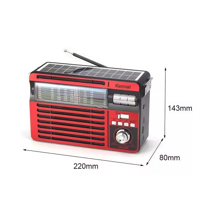 Fm Radio Player With Bluetooth Coffee/Wooden And 3 Band FM/MW/SW
