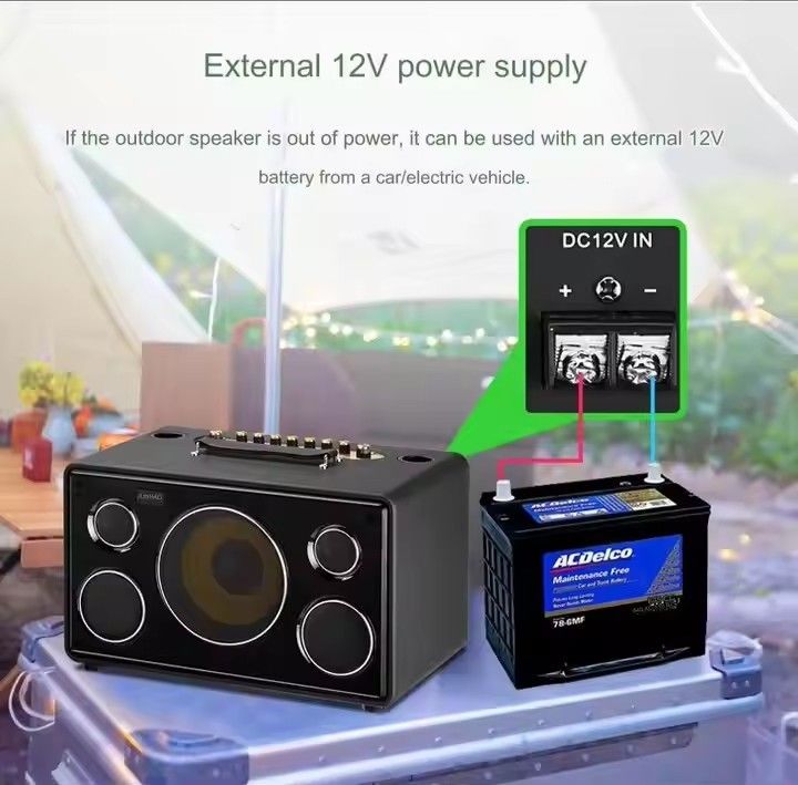 Usb Connectivity Wireless Portable Bluetooth Speakers in Plastic Cabinet Material for Video Playback